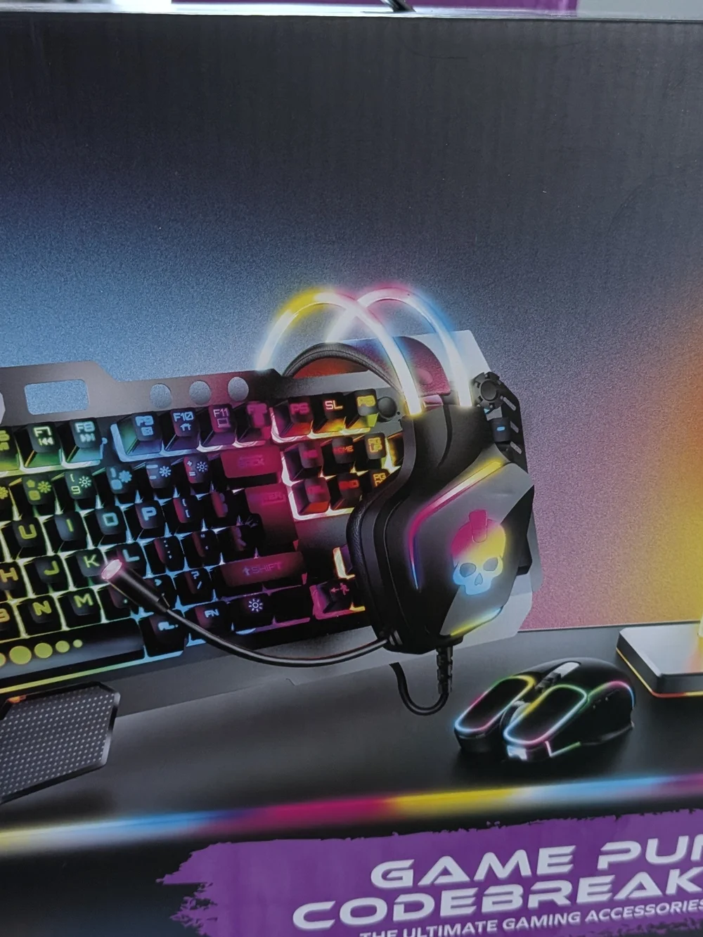RGB Gaming Keyboard with Multicolor Backlight